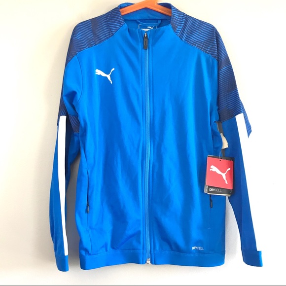 Puma Other - Puma kids CUP training warm up track jacket blue M